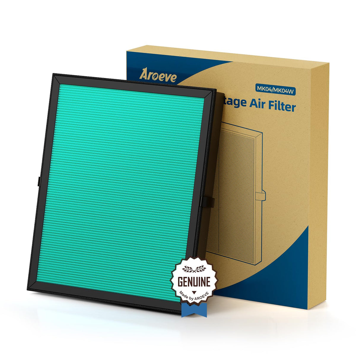 AROEVE MK04 4-in-1 filter captures pollen and pet dander