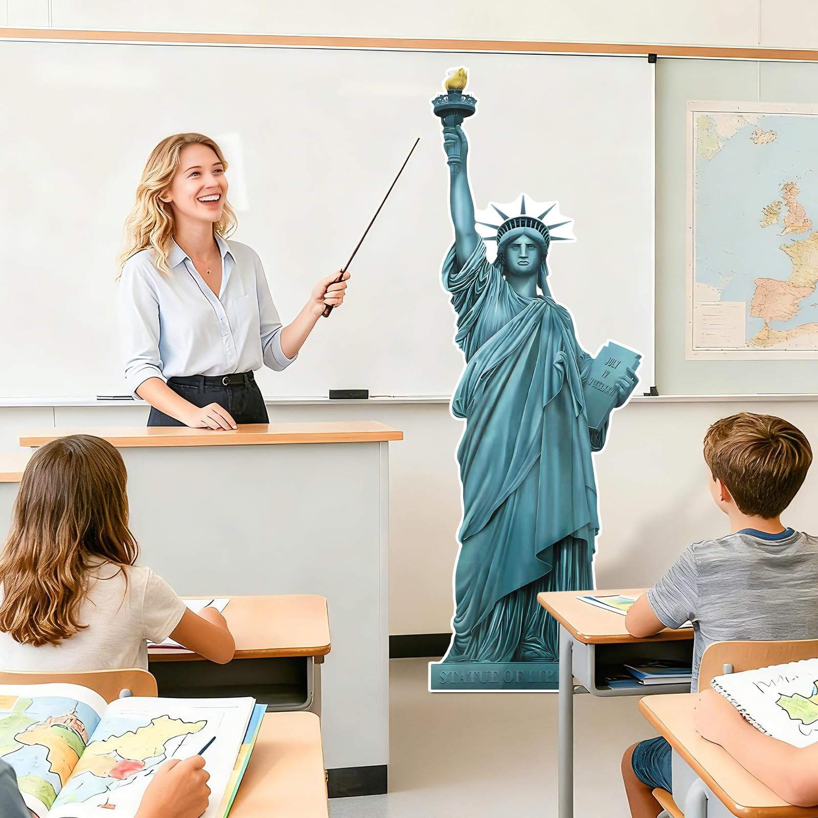 ARQRHTLY educational display of liberty sparks curiosity about history