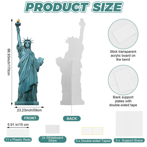 ARQRHTLY NYC-themed photo prop for group photos at patriotic events