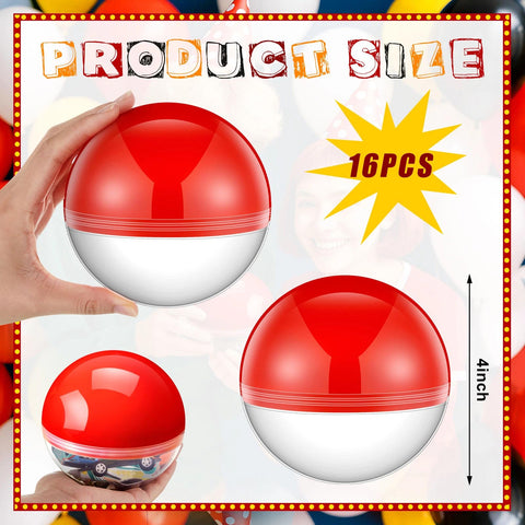Arrowbash cartoon ball red color 4-inch adds vibrant party appeal