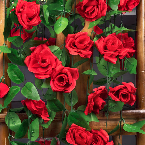 Arrowom Derby Roses durable fabric and green plastic for events