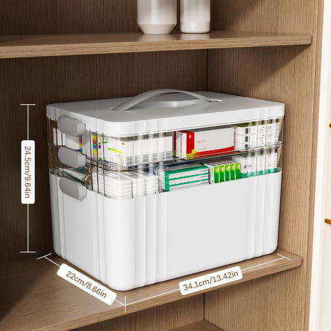 ARSTPEOE detachable trays keep small items organized and visible.