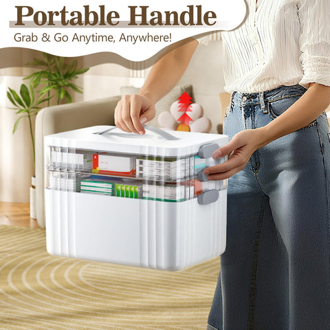 ARSTPEOE sturdy construction resists sunlight and moisture for durable storage.