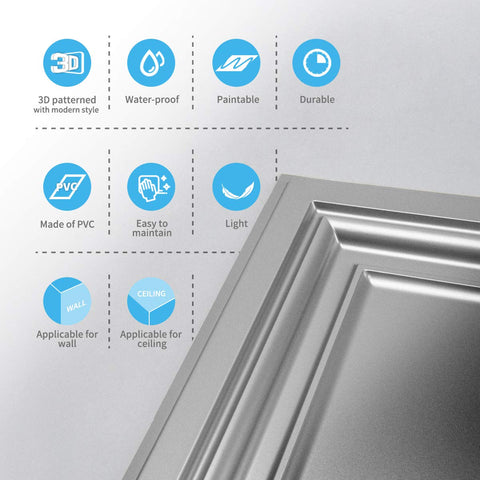 Art3d 12-pack tiles cover up to 48 sq ft