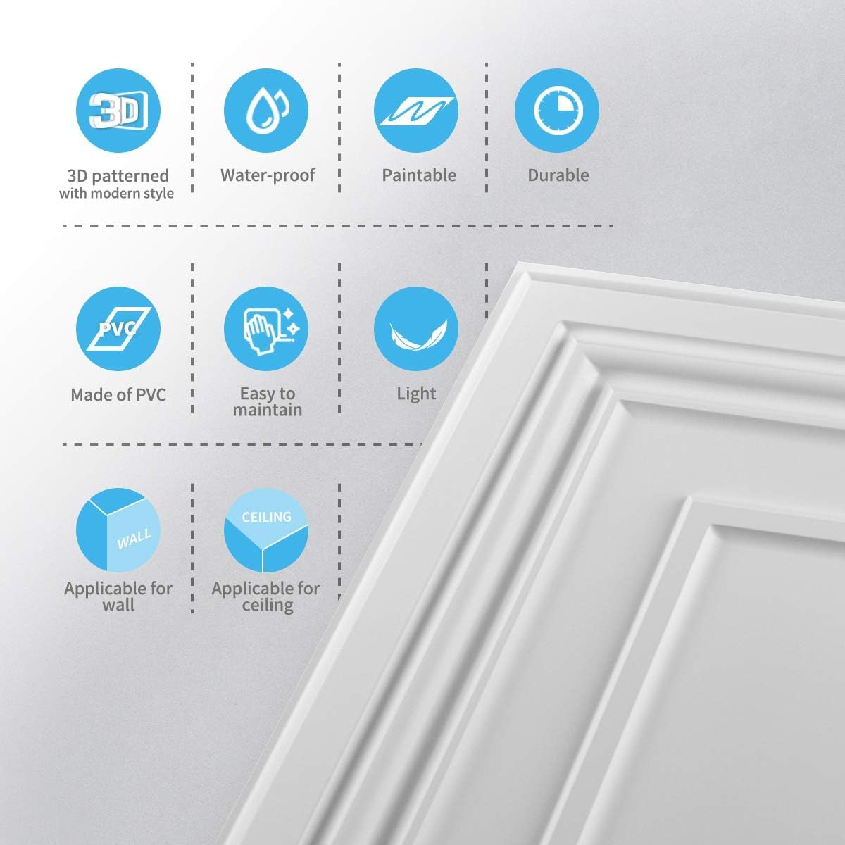 Art3d PVC ceiling tile grid installation showcase for quick updates