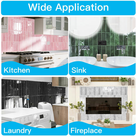 Art3d durable surface tiles resist wear and clean quickly after cooking.