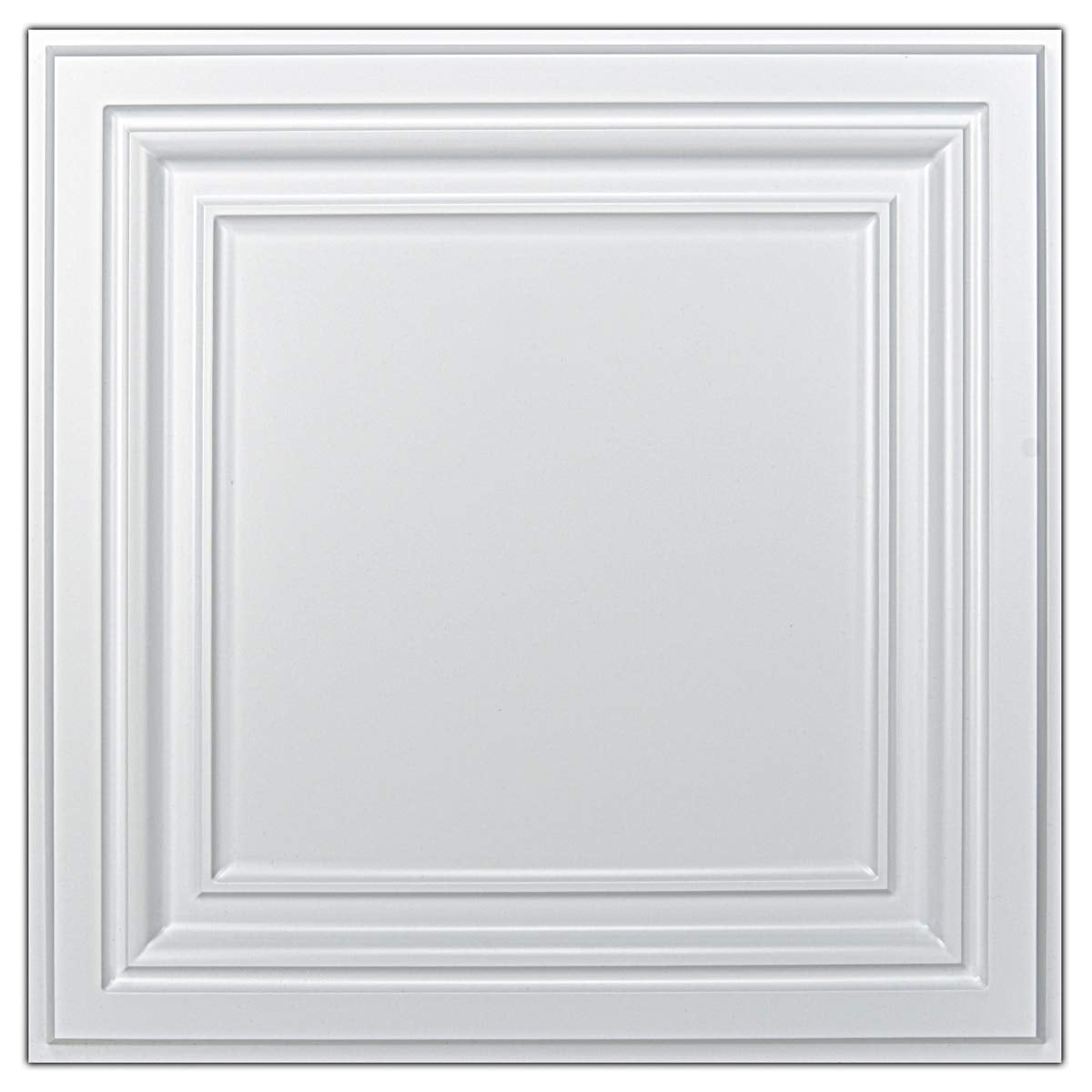 Art3d PVC ceiling tiles 24x24 white 12-pack for quick ceiling updates