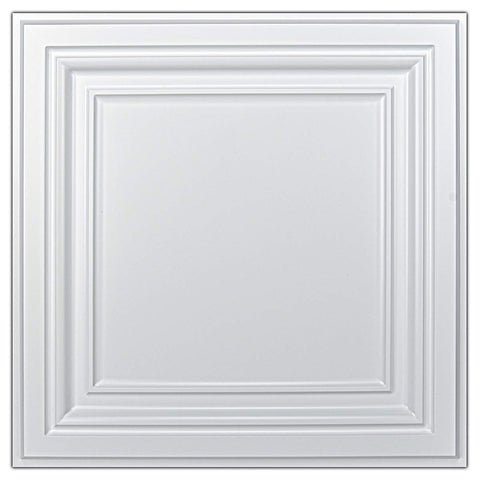 Art3d PVC ceiling tiles 24x24 white 12-pack for quick ceiling updates