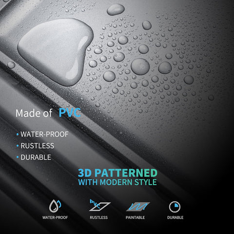 Art3d PVC ceiling tiles are lightweight yet durable