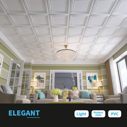 Art3d PVC tiles are paintable to match room décor
