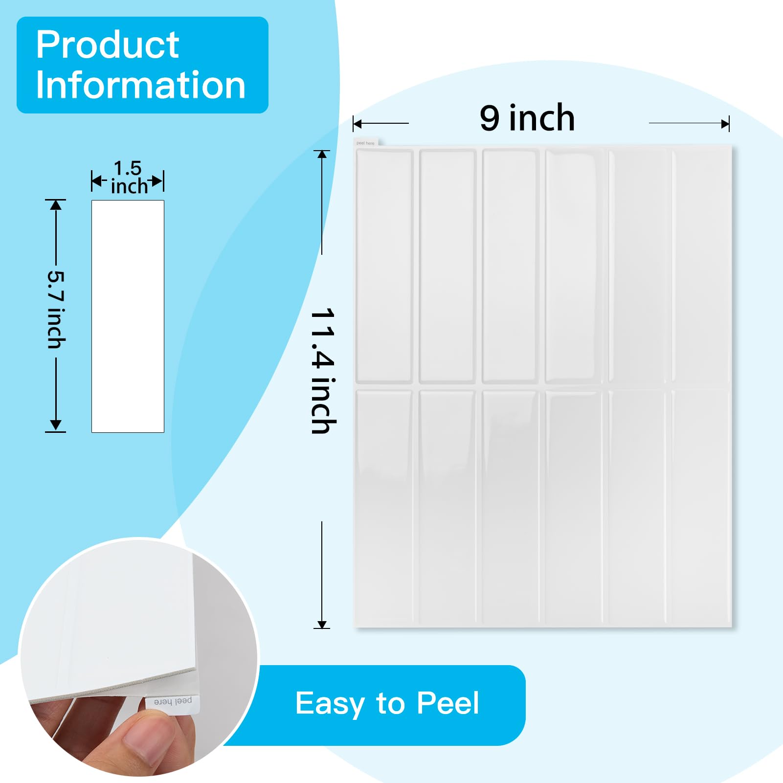 Art3d thick 0.08 inch tiles feel sturdy and cover walls confidently.