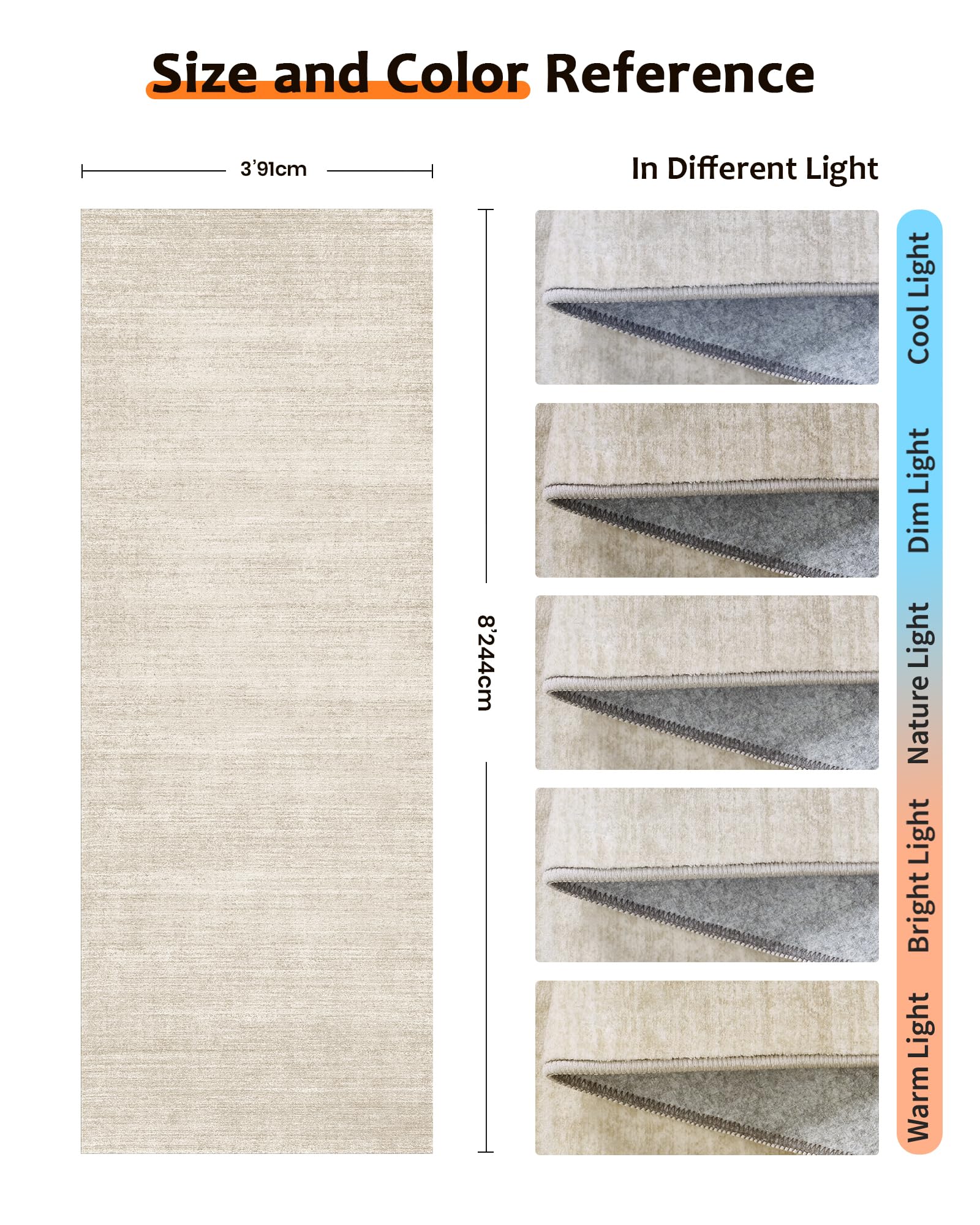 Art&Tuft washable low-pile runner provides easy cleaning after everyday foot traffic.