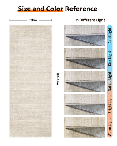 Art&Tuft washable low-pile runner provides easy cleaning after everyday foot traffic.