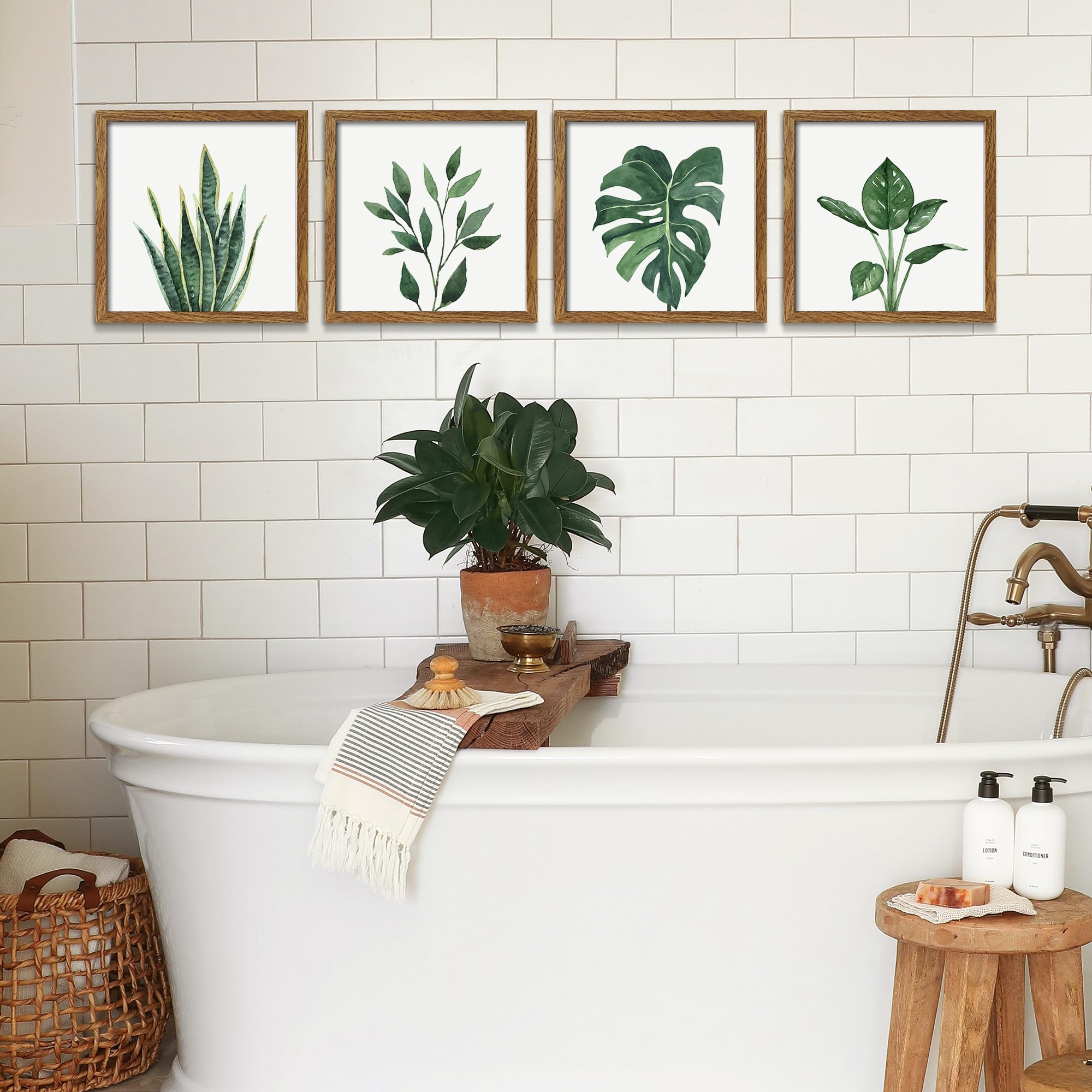 ArtbyHannah bathroom art with humidity-ready front acrylic resists moisture