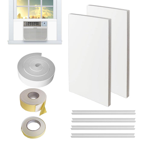 Artclaim Surround Insulation Panel front view with a sleek white vinyl finish and tight seal.