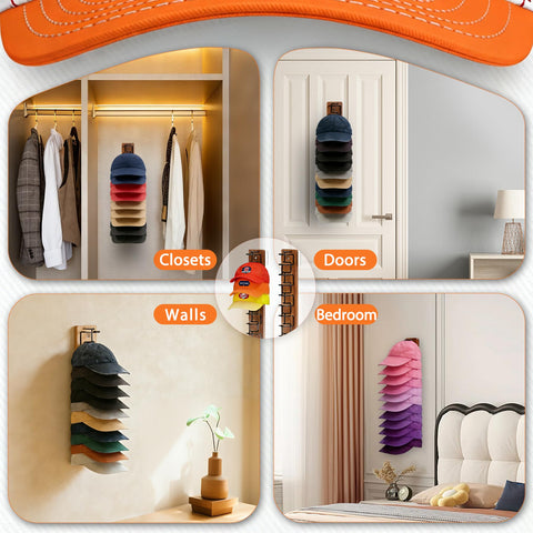 ArtCr8 space-saving storage keeps hats neatly arranged and protected.