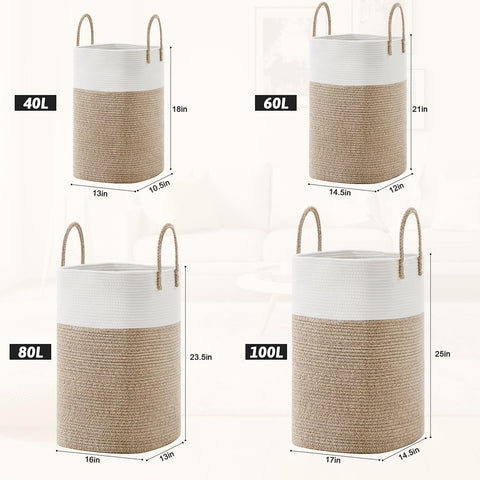 Handwoven Artfeel basket promotes airflow to reduce dampness