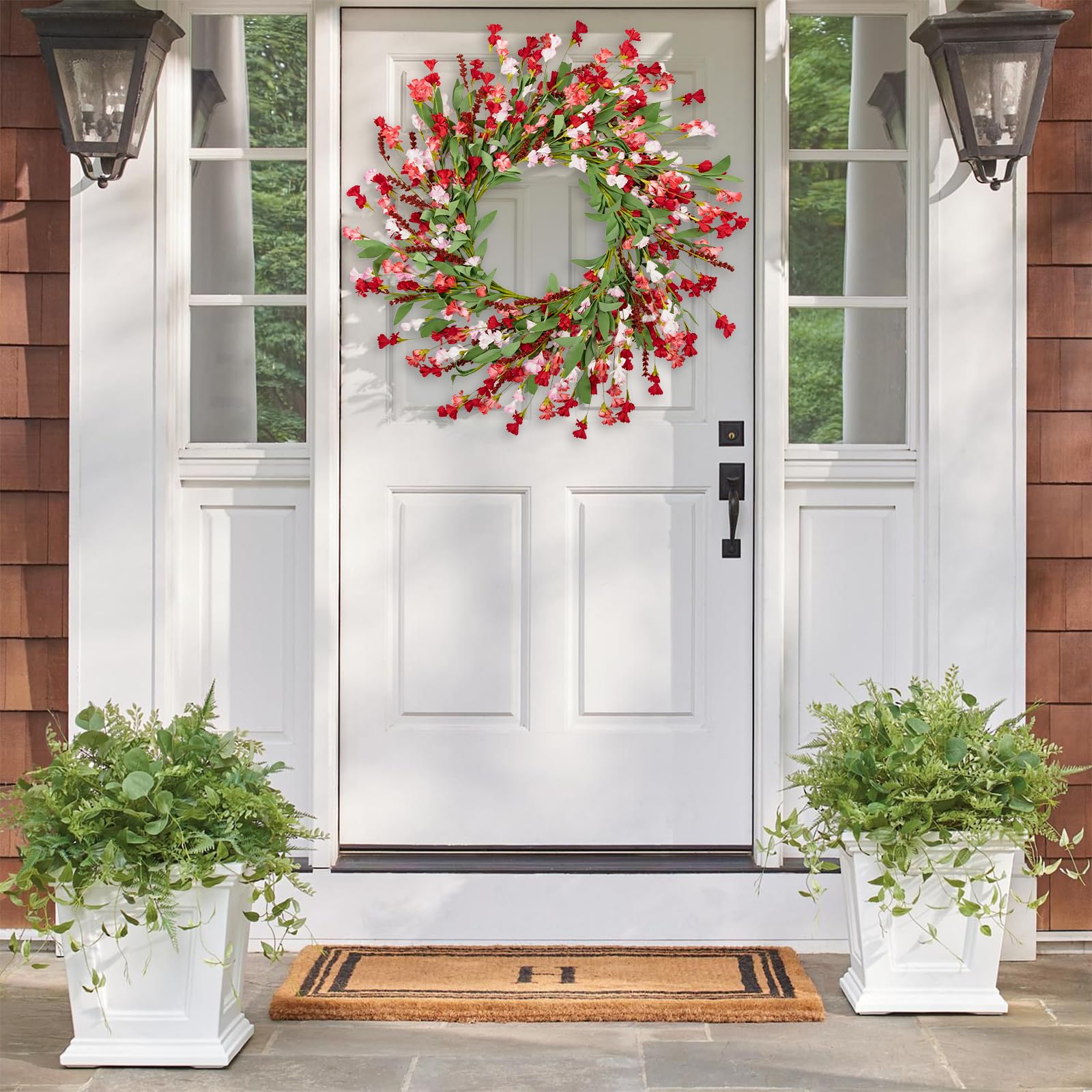 Artgar Front Door Wreath handmade with unique textures and charm