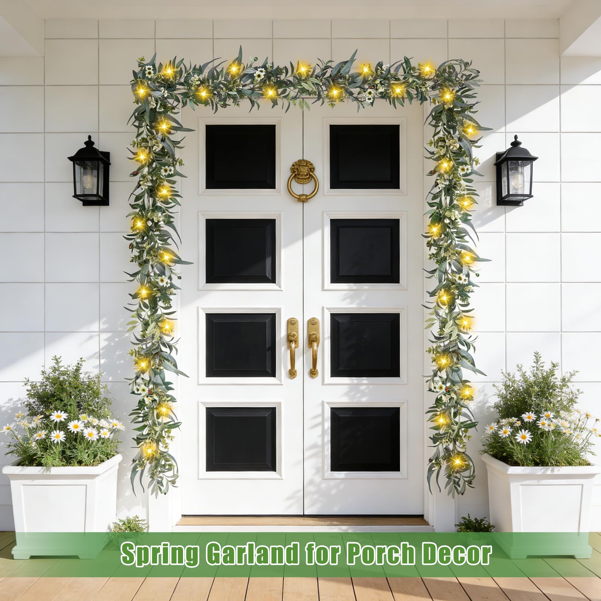 Artgar indoor/outdoor wedding backdrop garland for versatile styling.