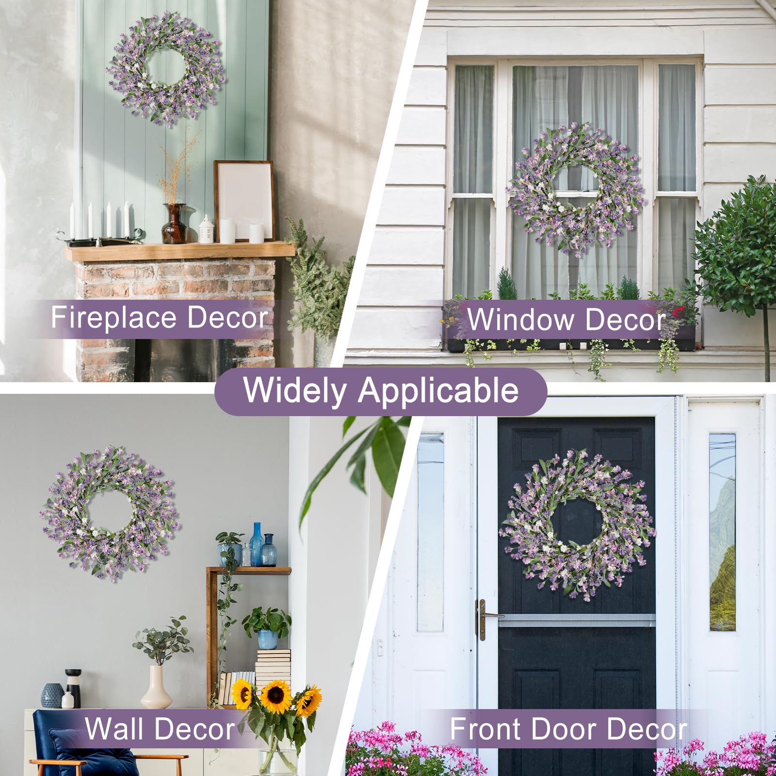 Artgar 24-inch large wreath brings fullness to entryways and walls
