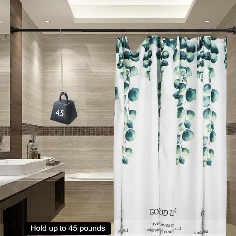 Artiwell 1-inch diameter rod delivers strong support for heavy curtains.