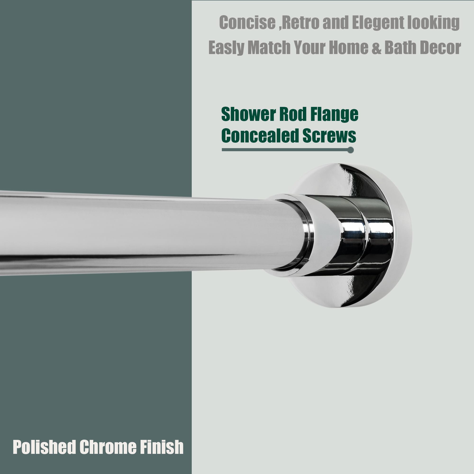 Artiwell permanent wall mount with chrome finish provides lasting stability.
