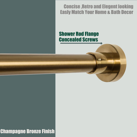 Artiwell champagne bronze bracket provides secure wall mounting with a stylish finish.