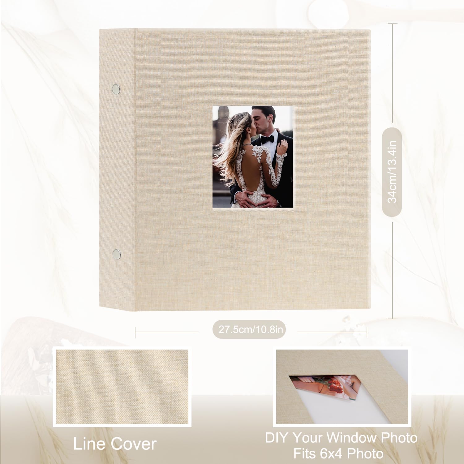 Artmag 400-pocket interior keeps photos organized with four per page.