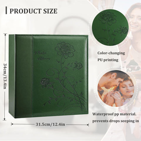 Artmag Photo Album interior holds 100 sheets and 200 pages for neat organization.