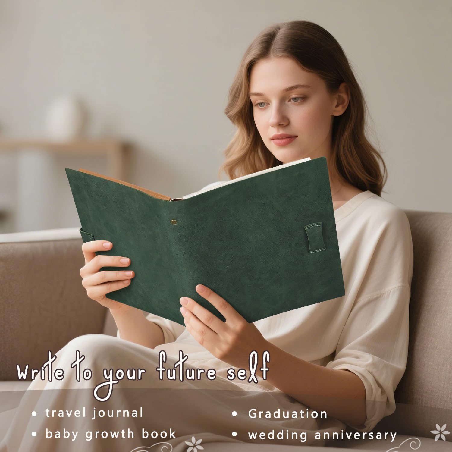 Artmag album measures 8.5 by 10 inches for gift-ready storage