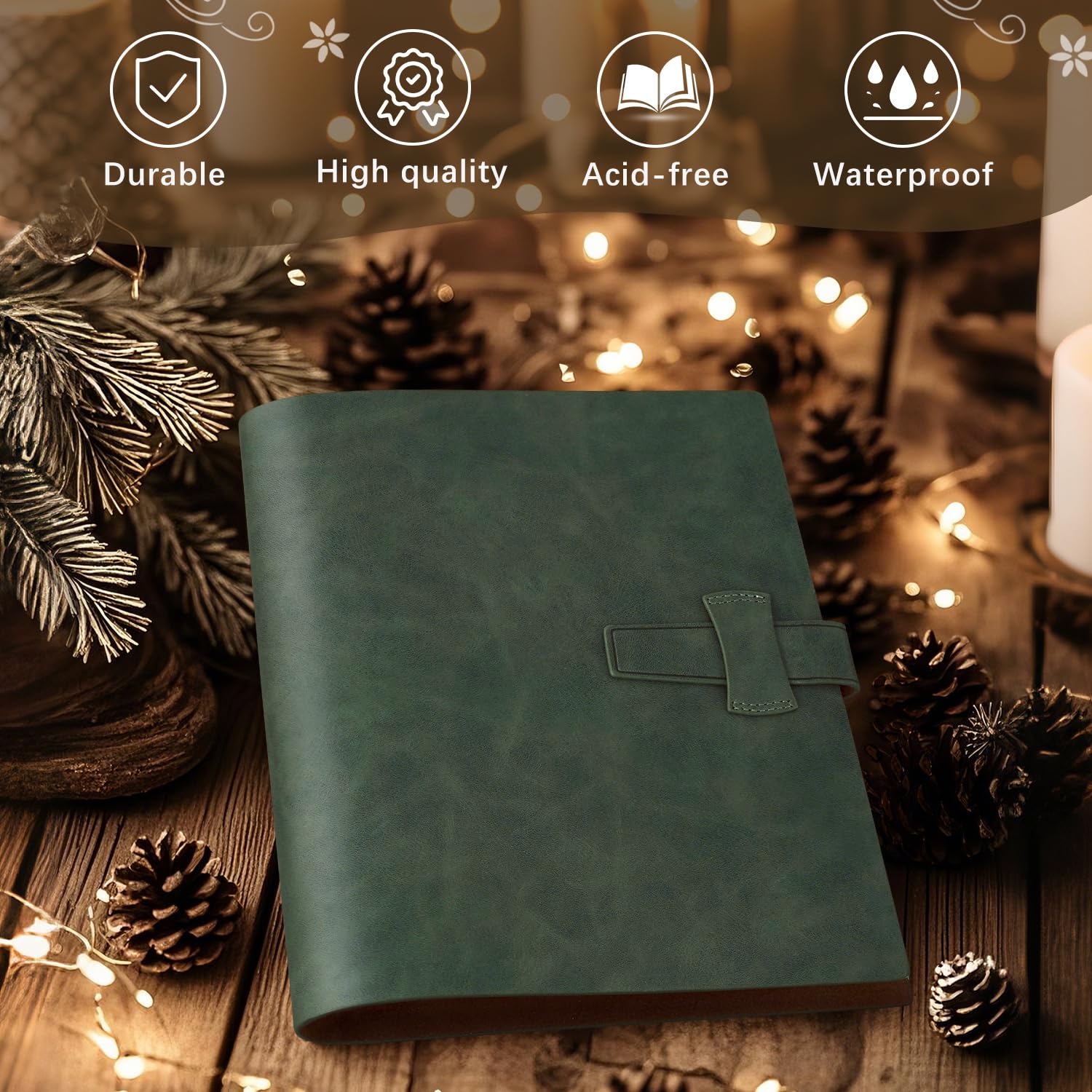 Artmag hardcover wrapped in leather for durability