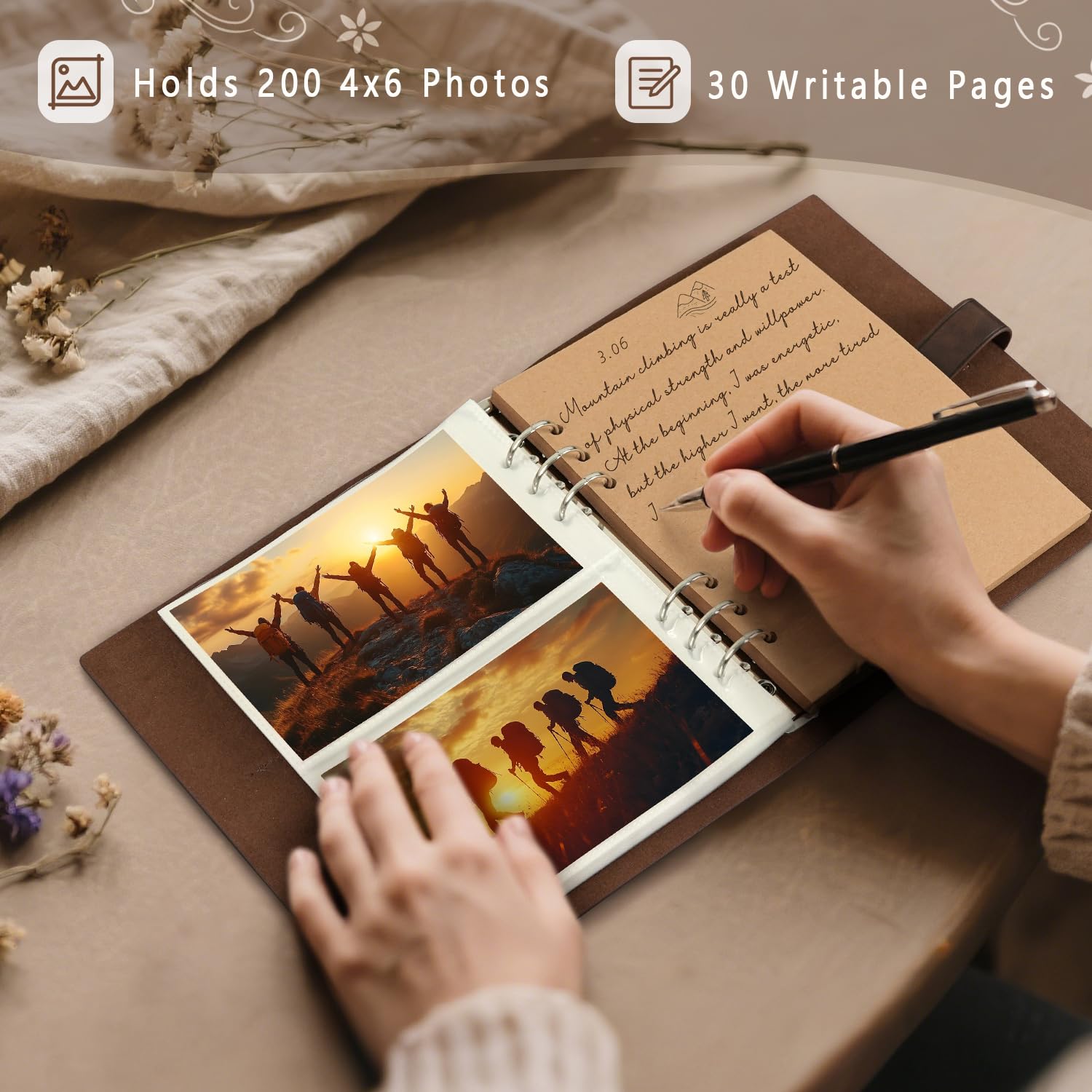 Artmag genuine leather cover with smooth texture