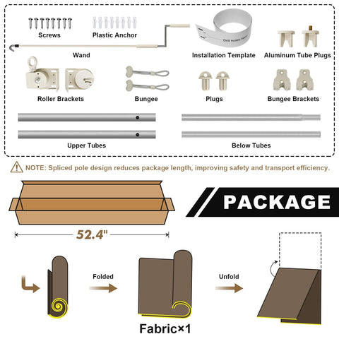 Artpuch cordless operation enables easy, safe shade control.