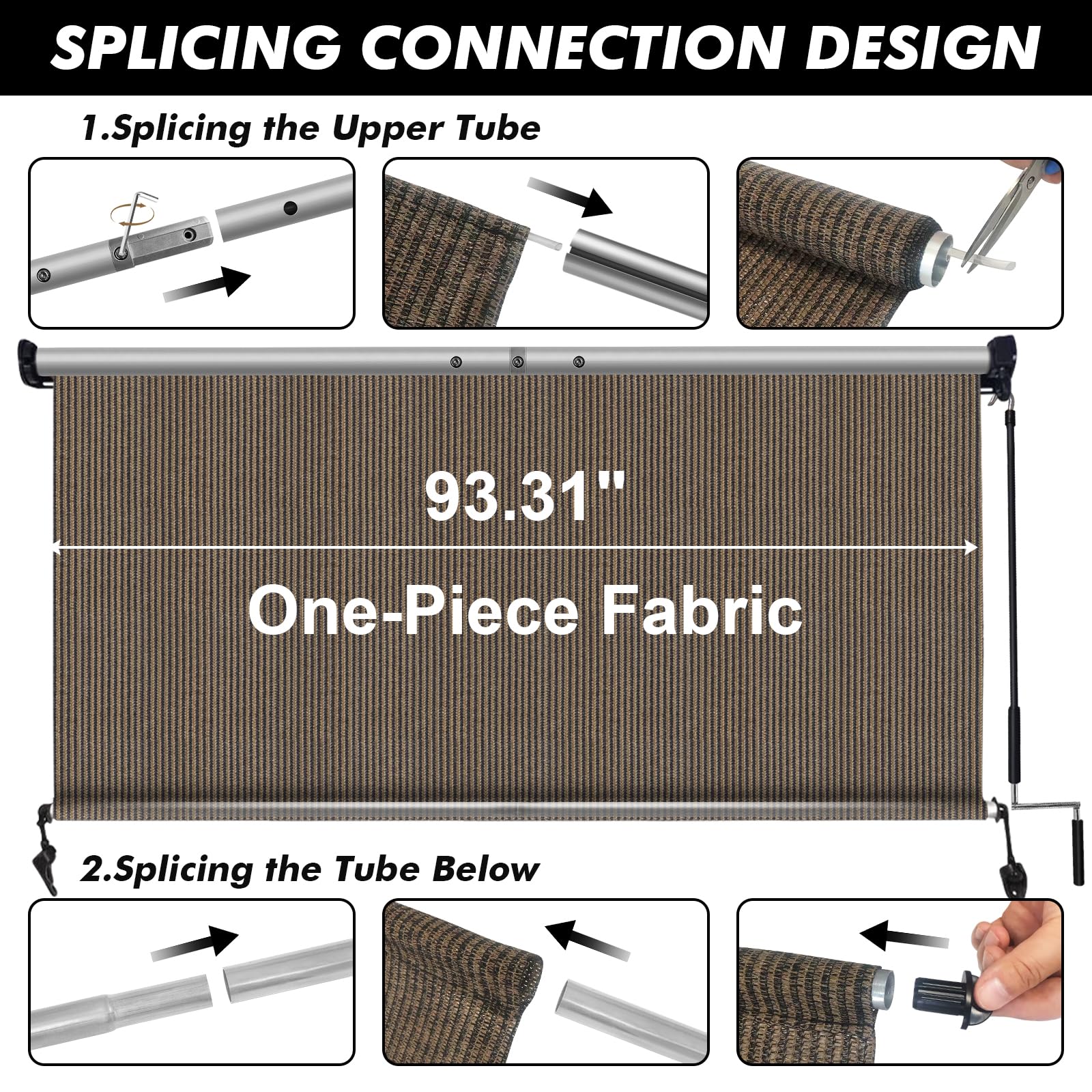 Artpuch mocha shade on deck blends style with function.