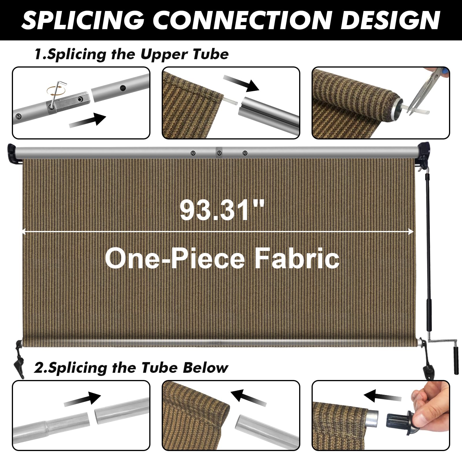 Artpuch shade demonstrates cooling effect for outdoor spaces on hot days.
