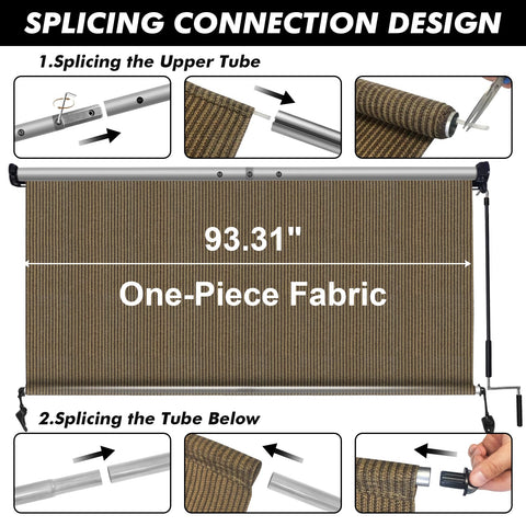 Artpuch shade demonstrates cooling effect for outdoor spaces on hot days.