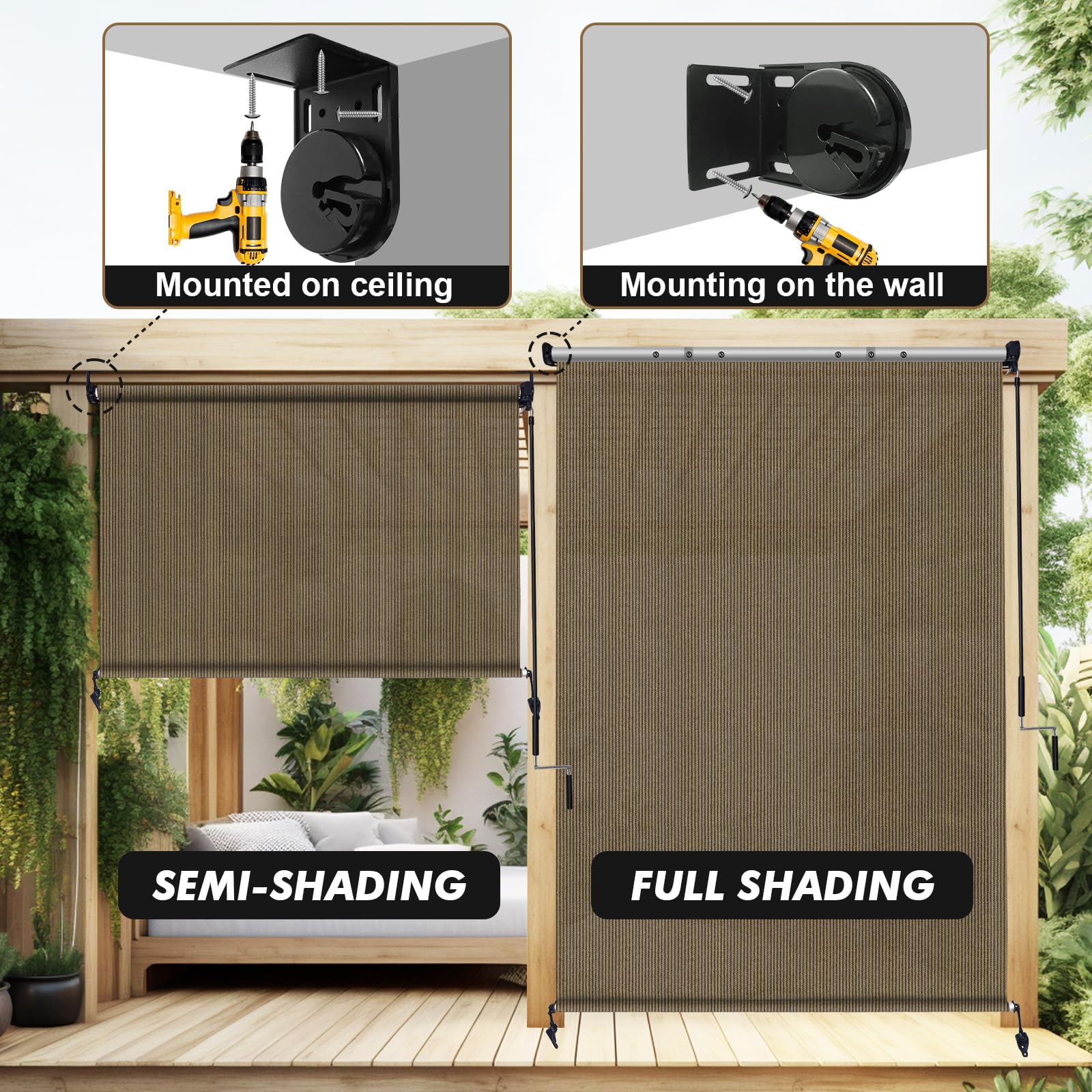 Artpuch shade reduces glare while preserving natural daylight outdoors.