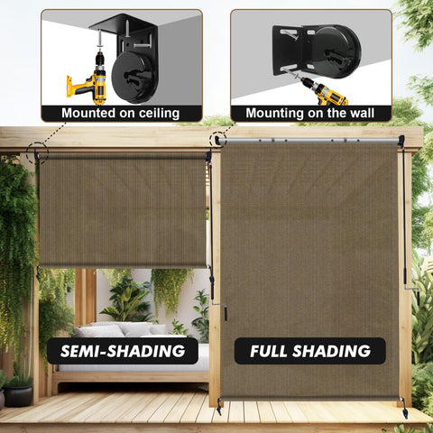 Artpuch shade reduces glare while preserving natural daylight outdoors.