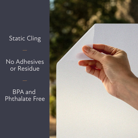 ARTSCAPE DIY-install window film is easy to apply and reposition.
