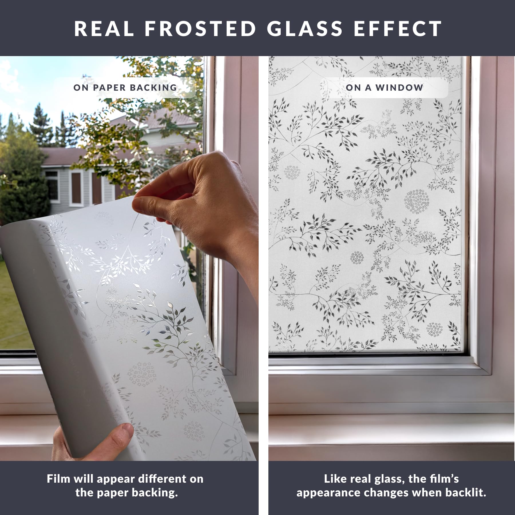 ARTSCAPE Elderberry glue-free removable film applies without residue.