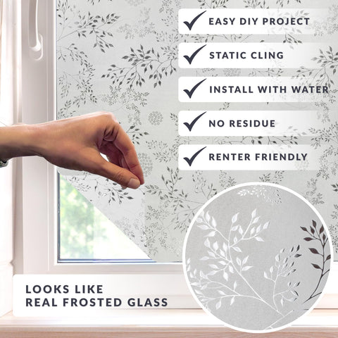 ARTSCAPE Elderberry privacy film with privacy blur for bathrooms and street-facing windows.