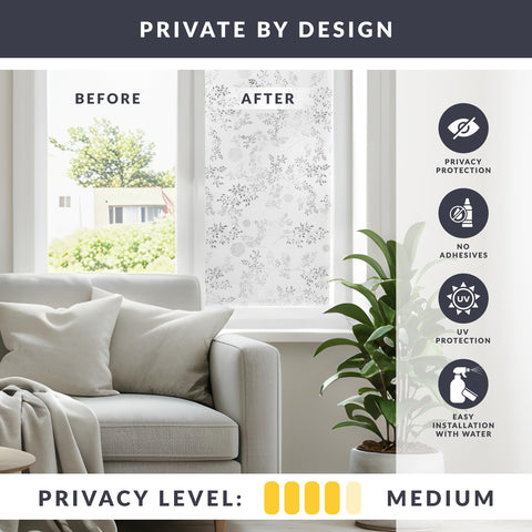 ARTSCAPE Elderberry UV protection film blocks UV while keeping daylight.