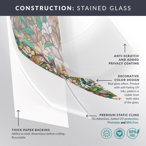 ARTSCAPE Magnolia Window Film made in the USA for quality