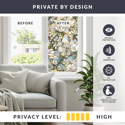 Artscape Star Magnolia UV protection helps preserve interiors by filtering harsh rays.