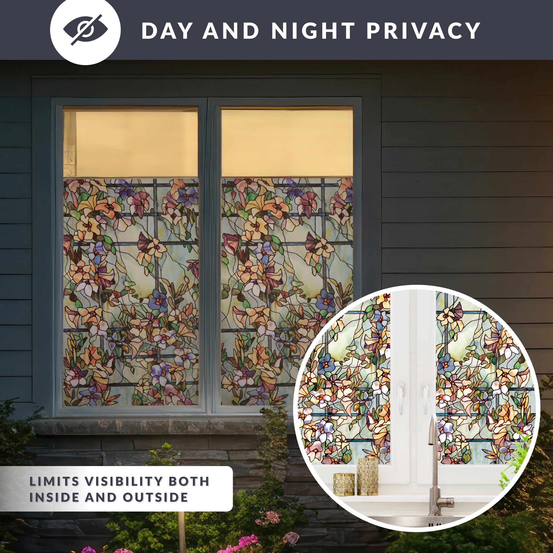 ARTSCAPE Trellis repeating pattern covers various window sizes seamlessly.
