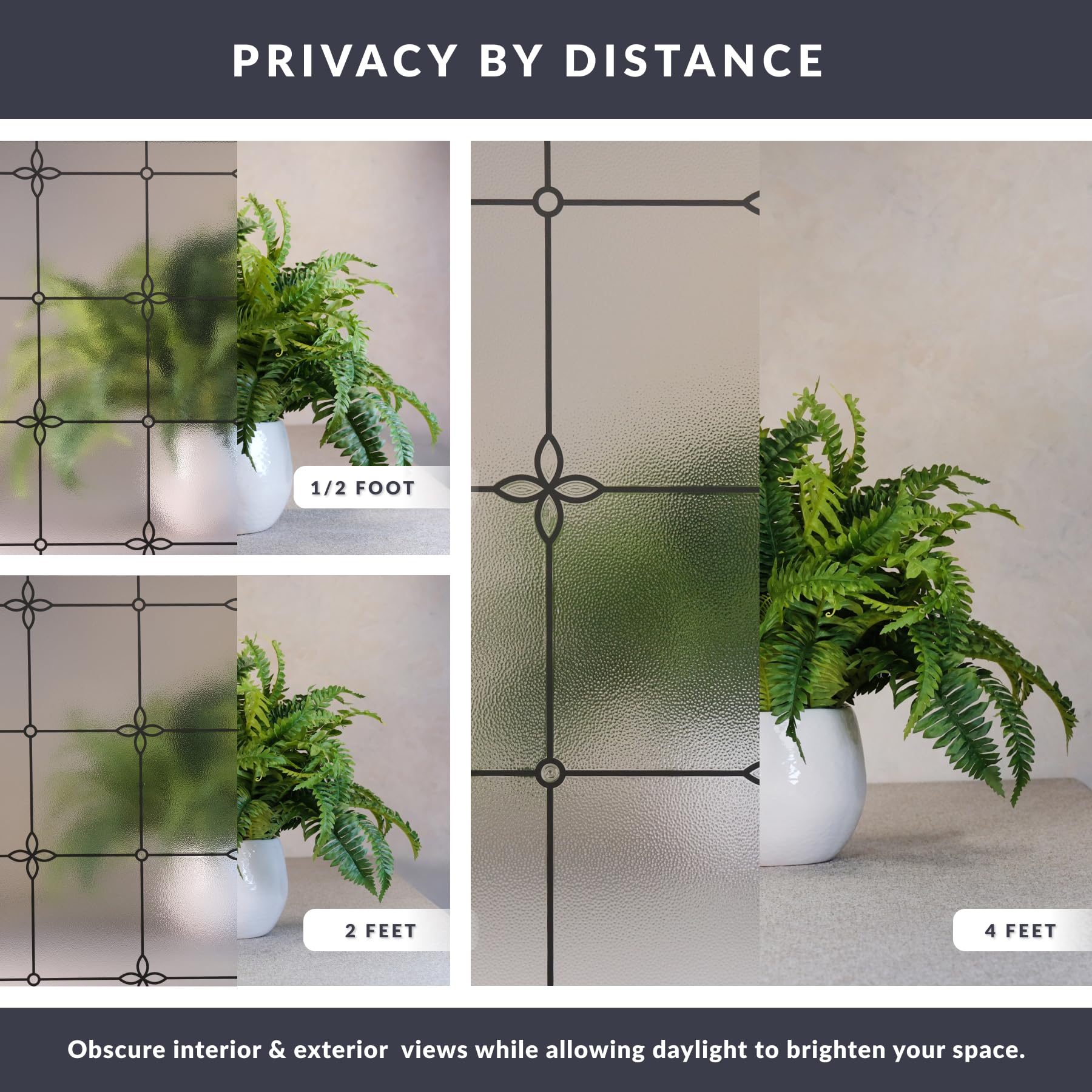 ARTSCAPE Victoria privacy film balances obscured views with bright interiors.
