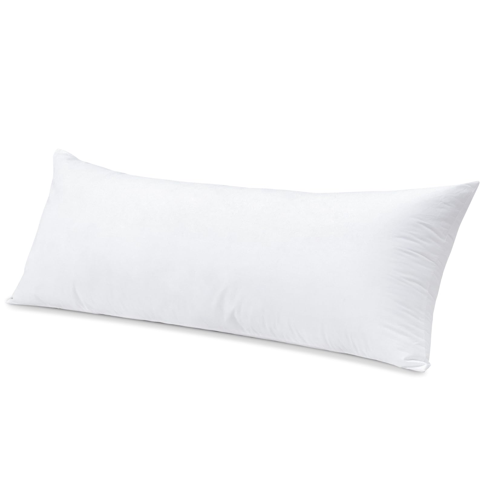 Artscope 14x36 pillow insert close-up shows fluffy synthetic down-like filling for comfort.