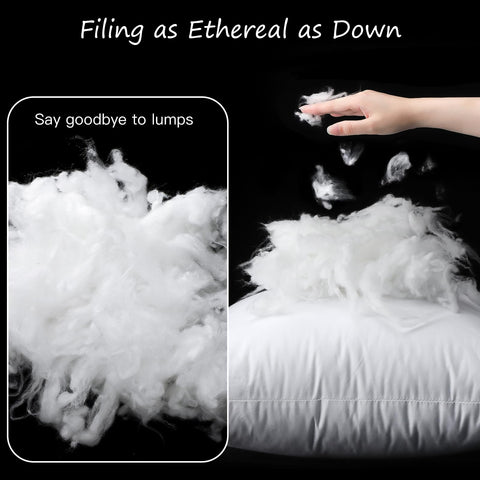 Artscope down-alternative fiber close-up emphasizes soft, cloud-like feel.