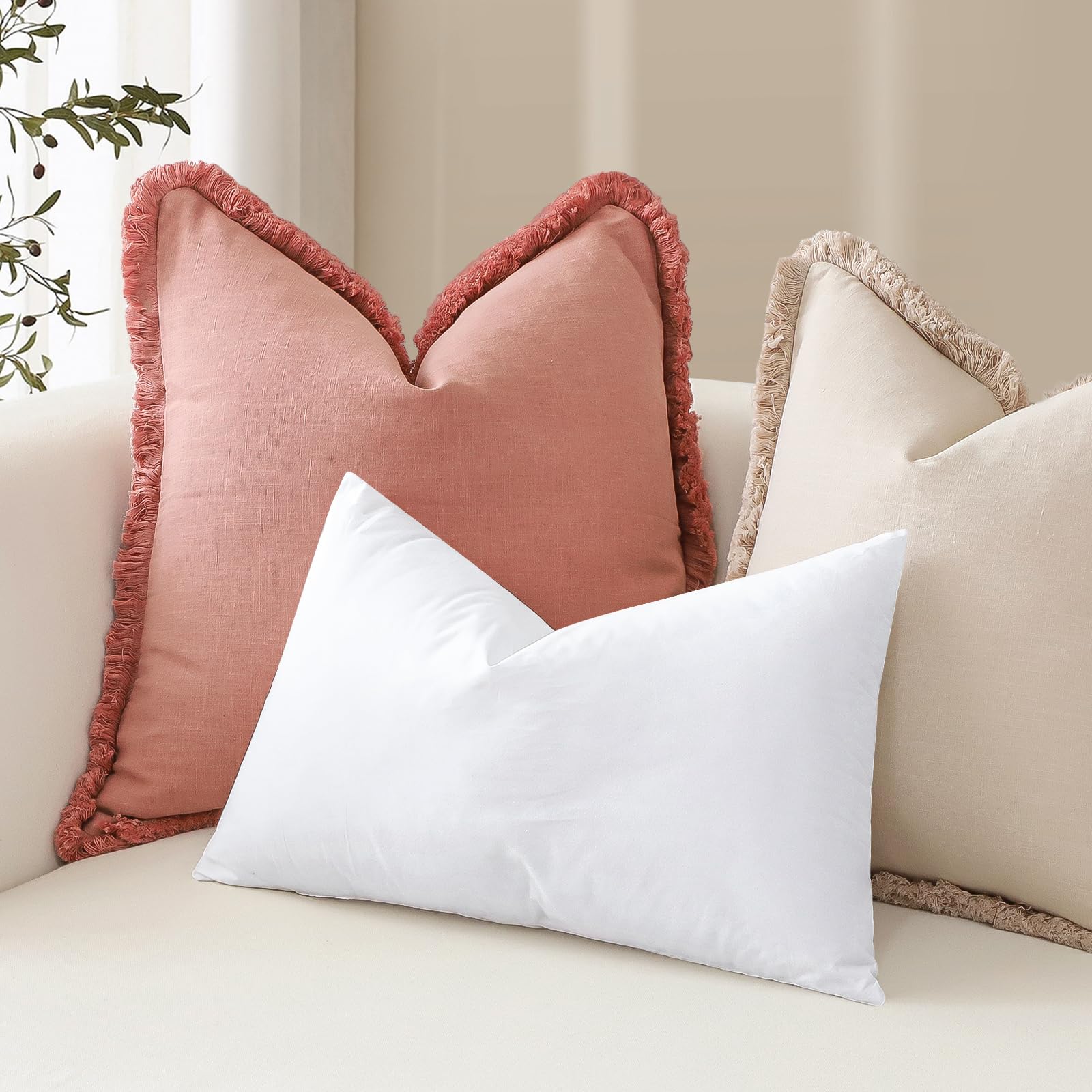 Artscope pillow insert arrives vacuum-packed and expands overnight for full loft.