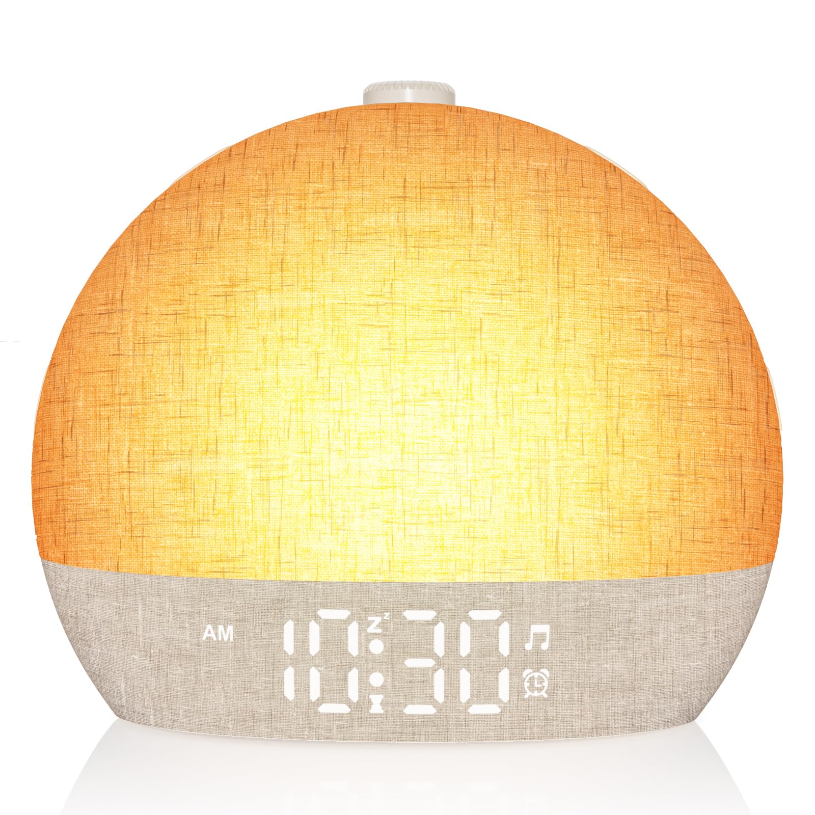 ARUQO wake-up light sunrise glow for a calm morning start.